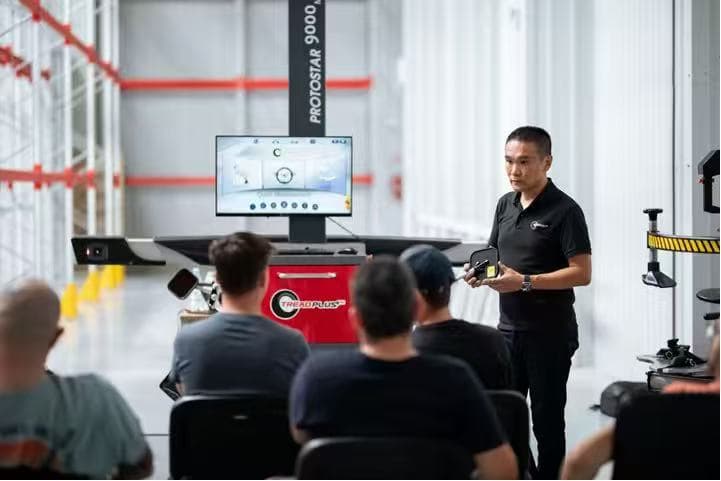 Treinamento técnico da rede global TreadPlus